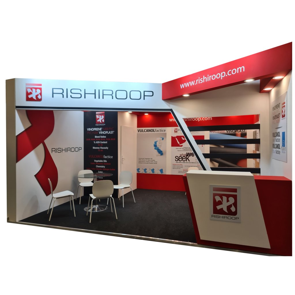 Custom exhibition stand design by StandMe showcasing creativity and client satisfaction in professional settings.